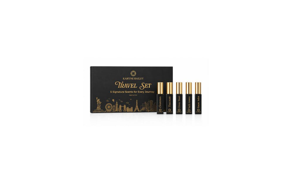 Signature Travel Set – 5 Luxury Mini Perfumes