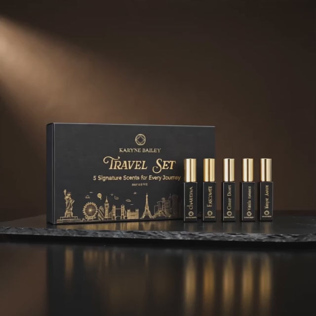 Signature Travel Set – 5 Luxury Mini Perfumes